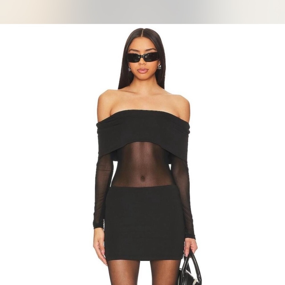 SUPERDOWN black mini dress size small
